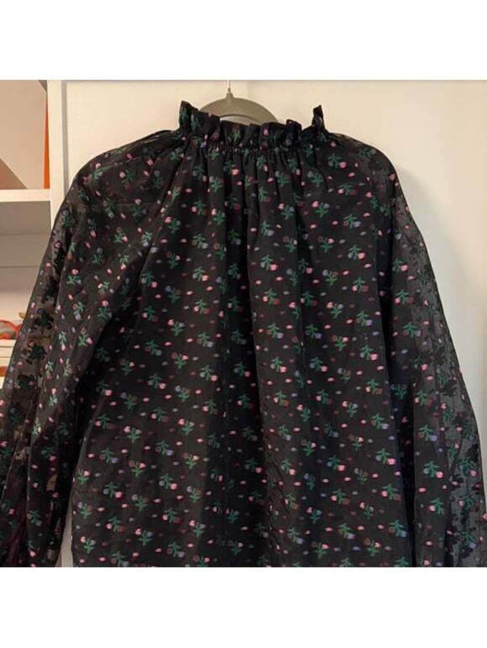 Cynthia Rowley Florence floral top - made in USA - medium